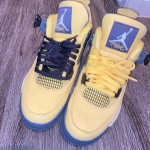 Lightning Jordan 4s, Size 9.5 men, worn a couple times